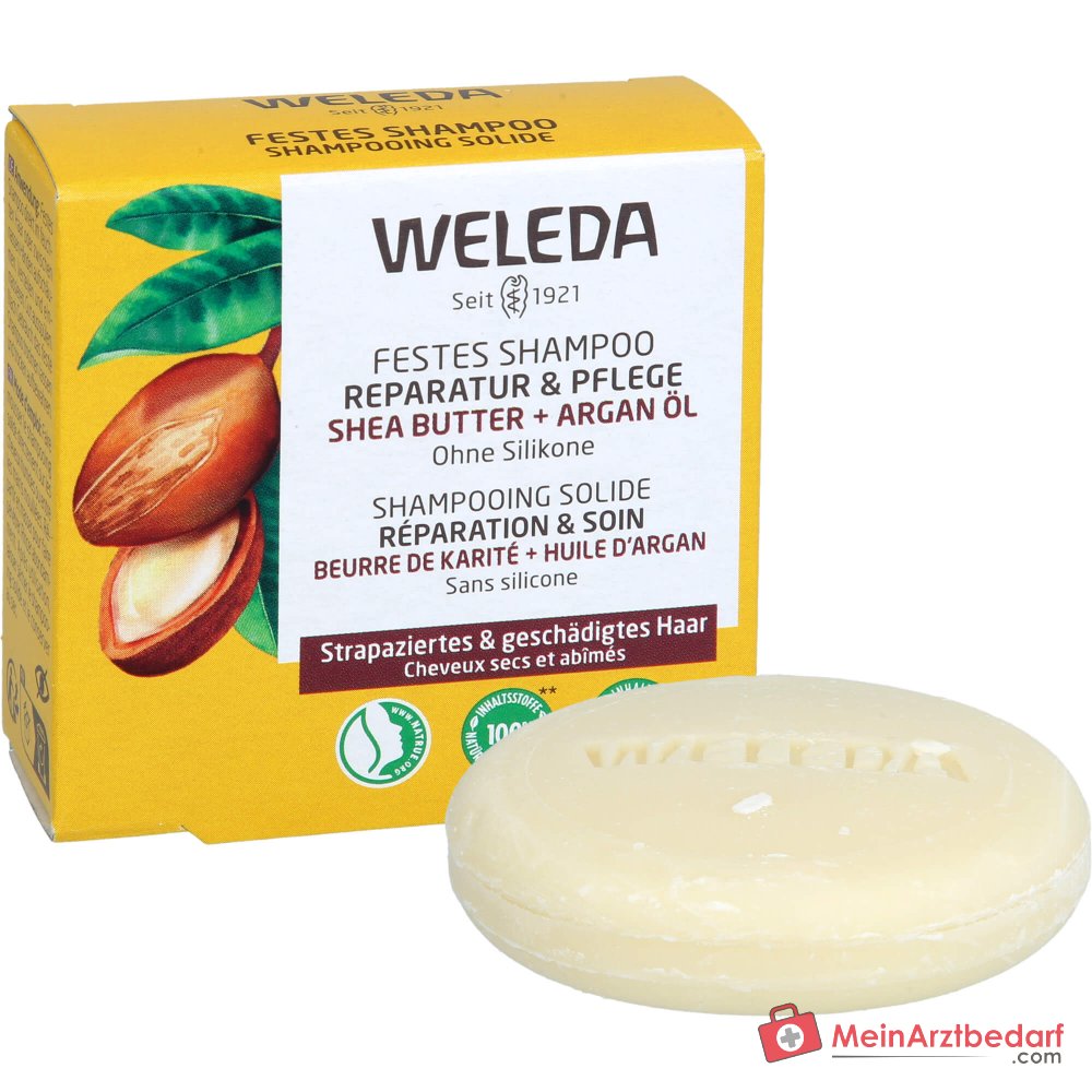 Weleda Shampoo Solido Riparazione & Cura, 50 g