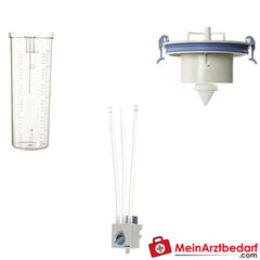 Dräger Medela Sekretbehälter für OP-Absaugungen und Zubehör.