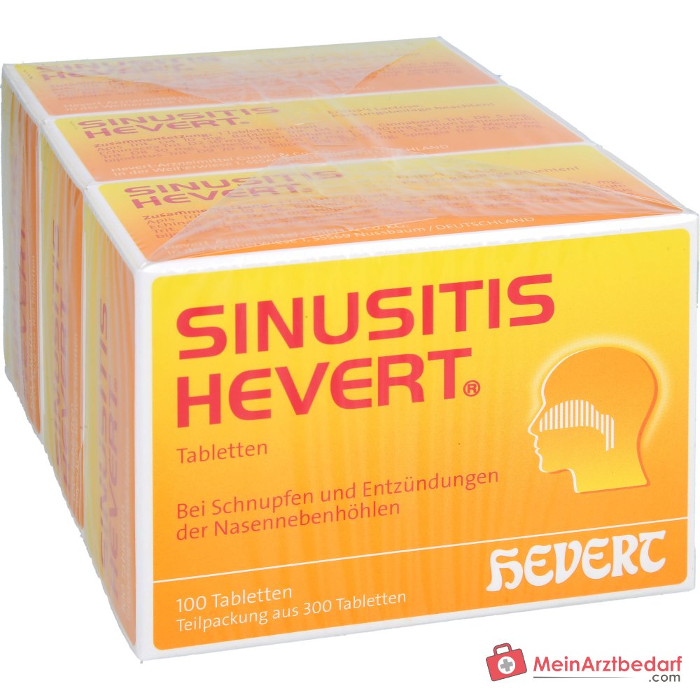 Hevert Sinusitis Tabletten, 300 stuks.