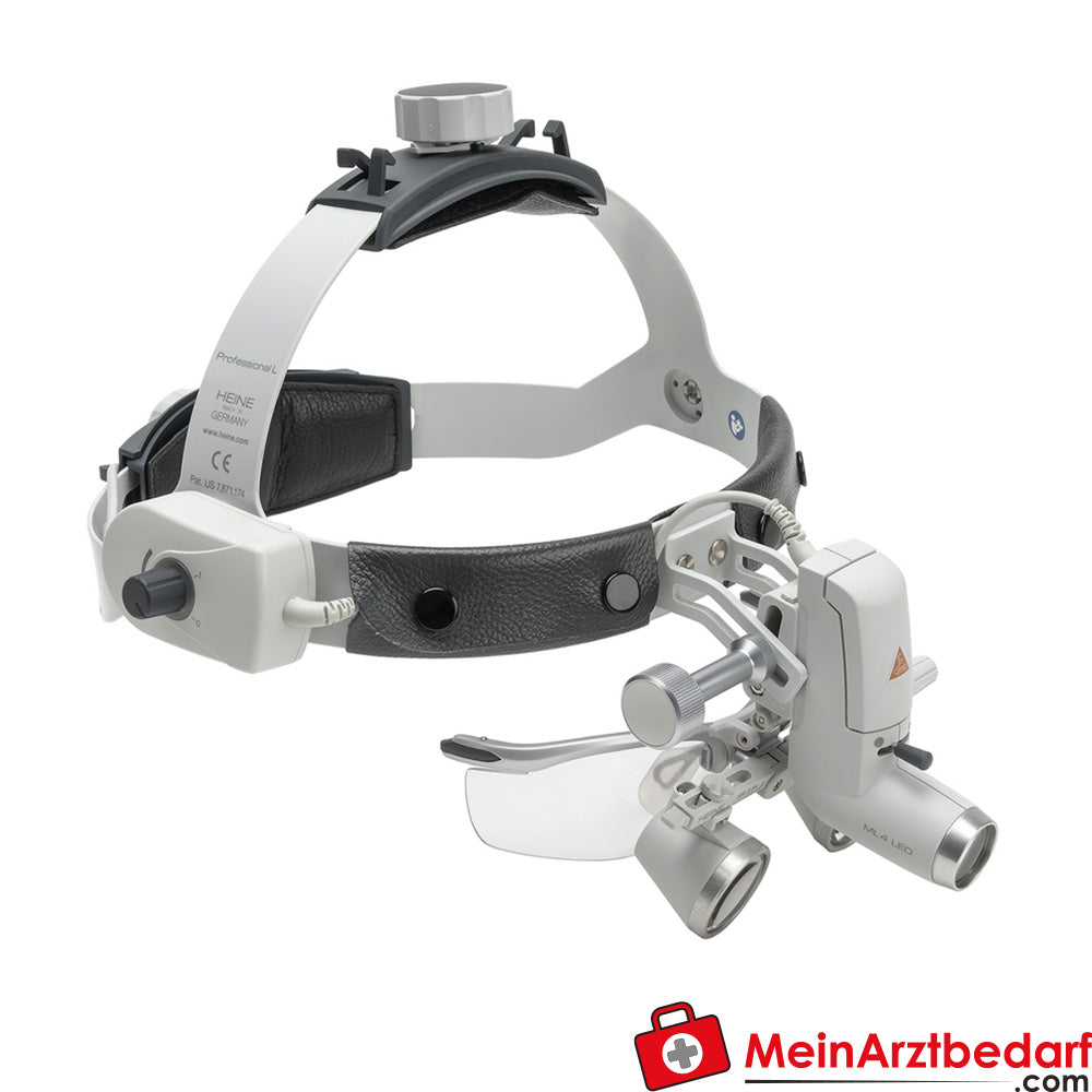 HEINE ML4 LED Haedlight mit HR / HRP BINOKULARLUPEN - 2.5x/340mm.