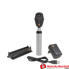 HEINE BETA 200 F.O. OTOSKOP Kit LED - Ladegriff + USB Kabel + Steckernetzteil.