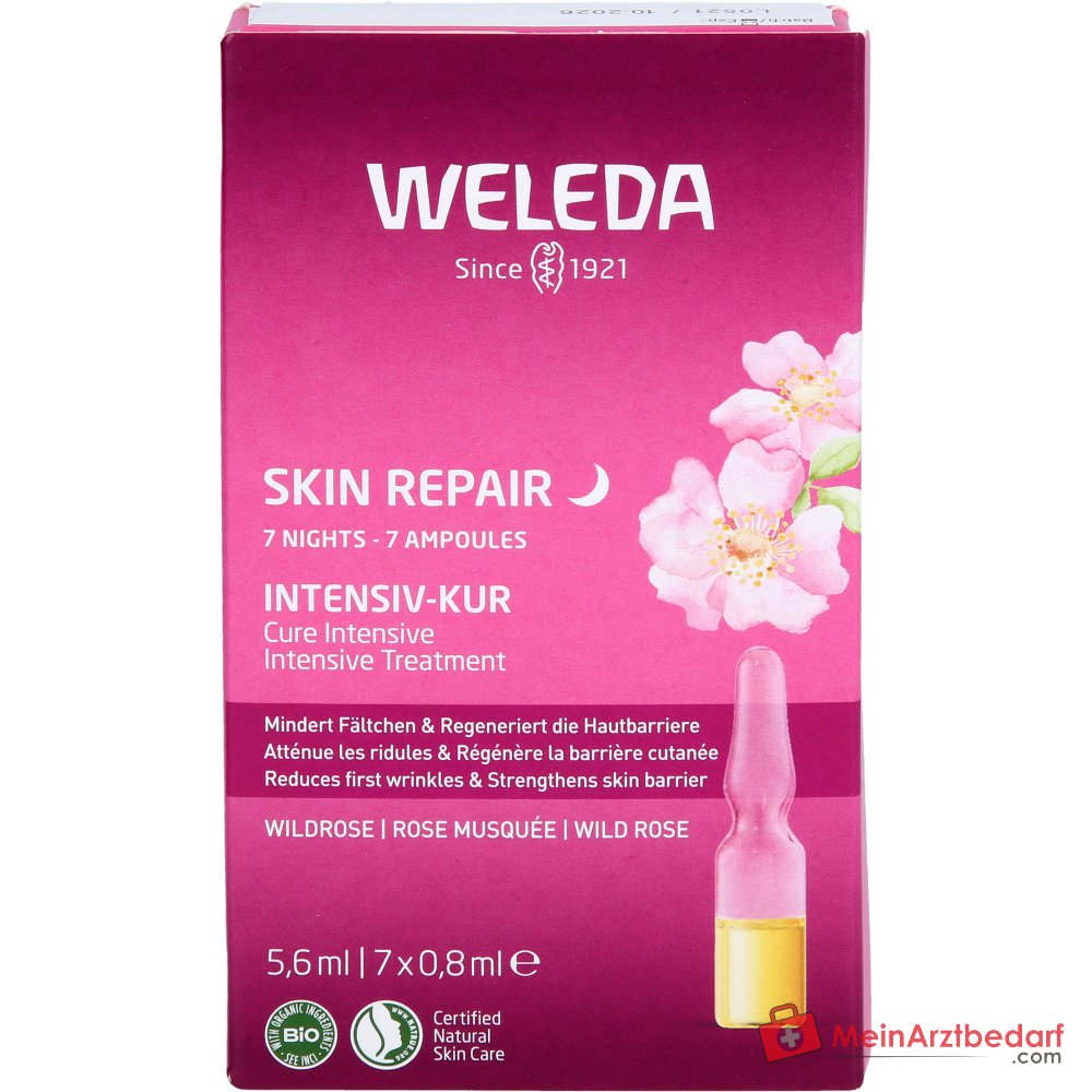 Ampoules de cure intensive Weleda Skin Repair, 7 pièces (5,6 ml)