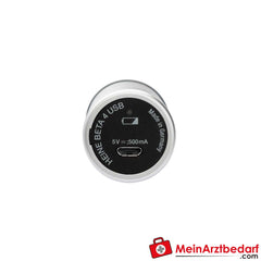 HEINE G100 LED GESCHLITZTES KOPFSTÜCK - BETA4 USB Ladegriff + USB Kabel + Steckernetzteil.