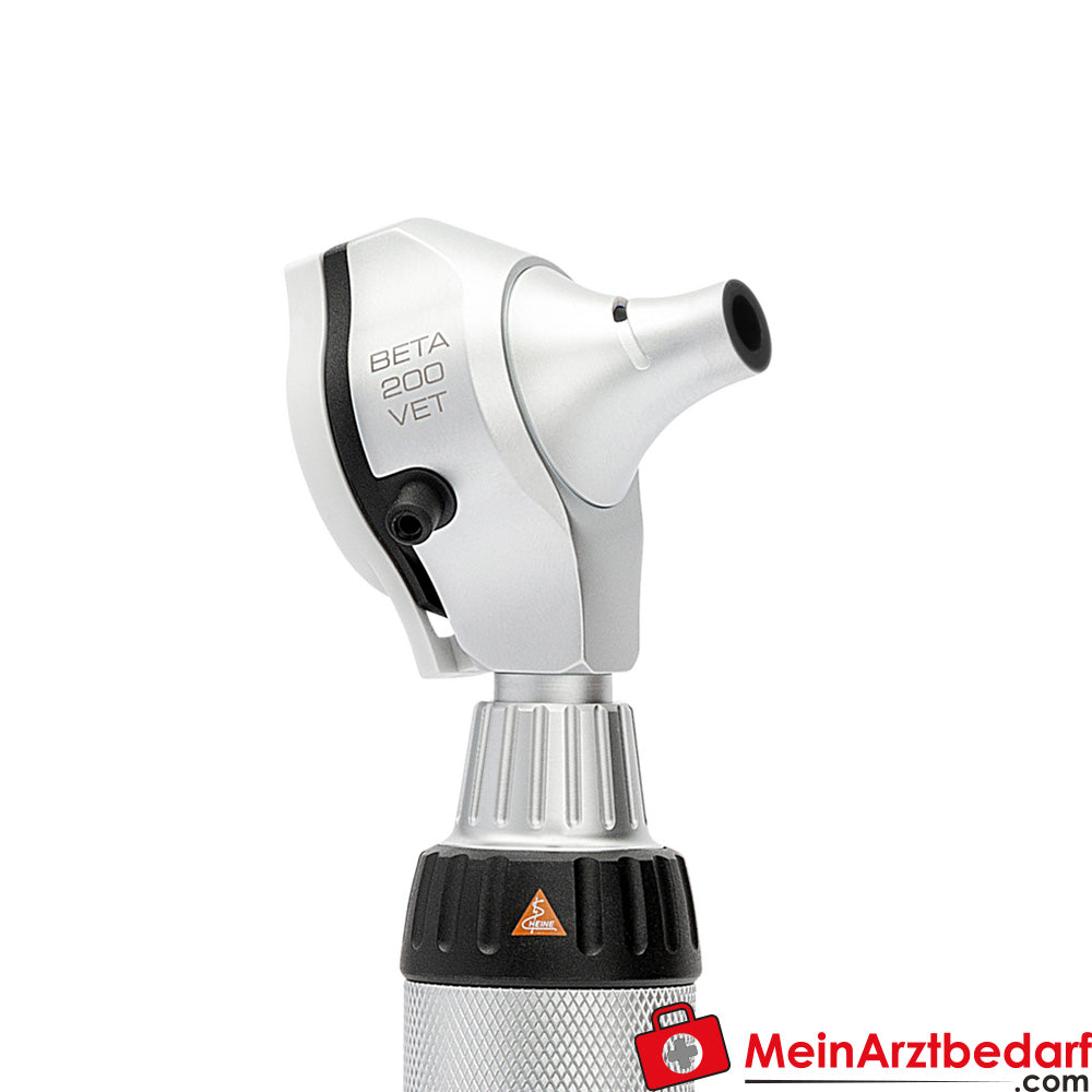 HEINE BETA 200 LED VET F.O. Otoscope avec poignée à piles