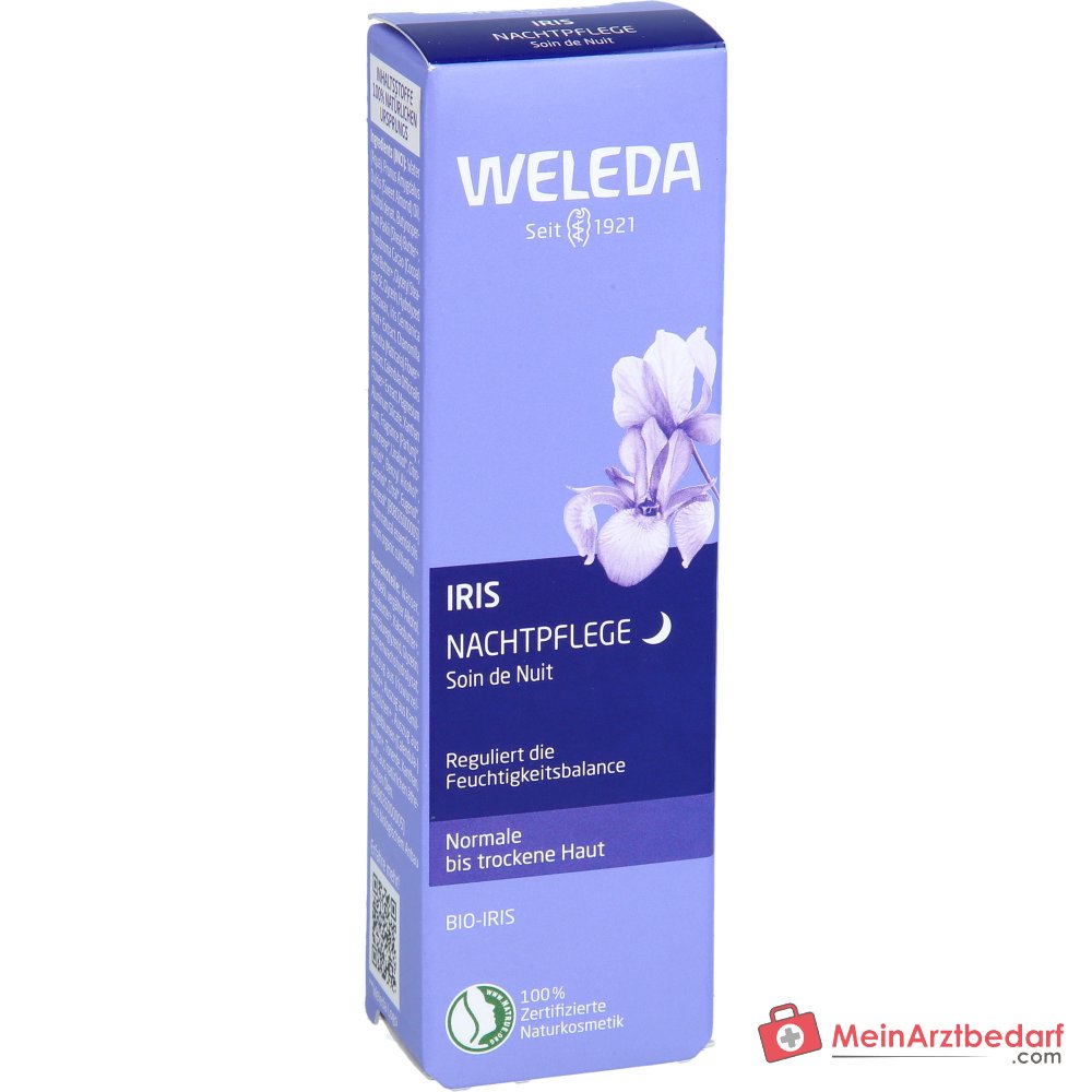 Crème de nuit à l'iris Weleda, 30 ml