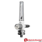 Dräger O2-Flowmeter 16 l für Wandanschlussdose.