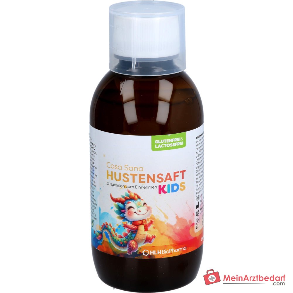 Casa Sana Hoestsiroop Kinderen met honing, weegbree & propolis 200 ml