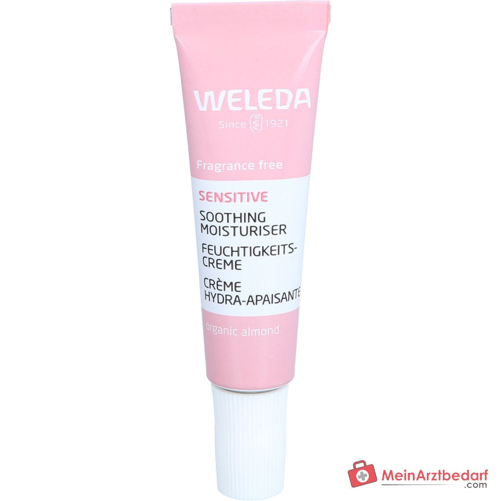 Weleda Krem nawilżający dla skóry wrażliwej z migdałem, 10 ml