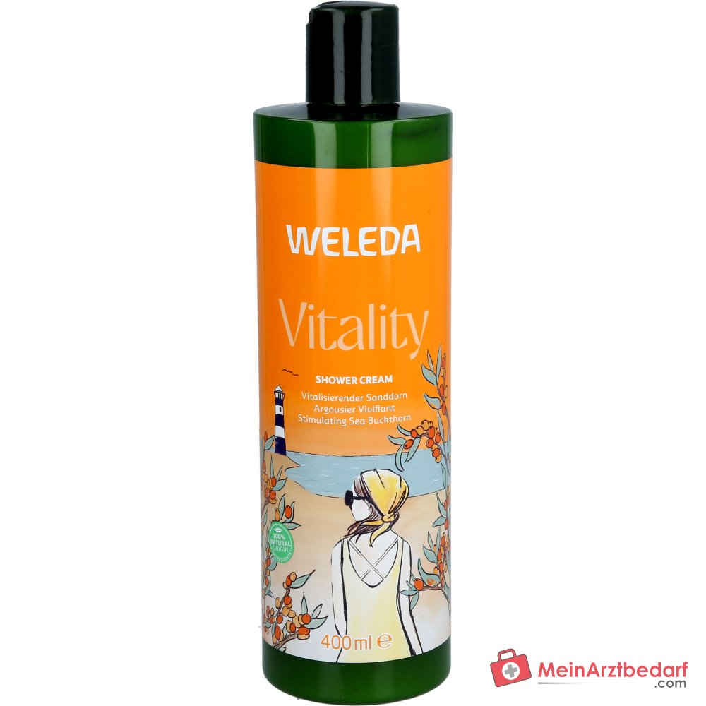 Weleda Crème de Douche Vitalité à l'Argousier, 400 ml