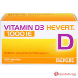 Hevert Vitamine D3 1000 IE Tabletten, 200 stuks.