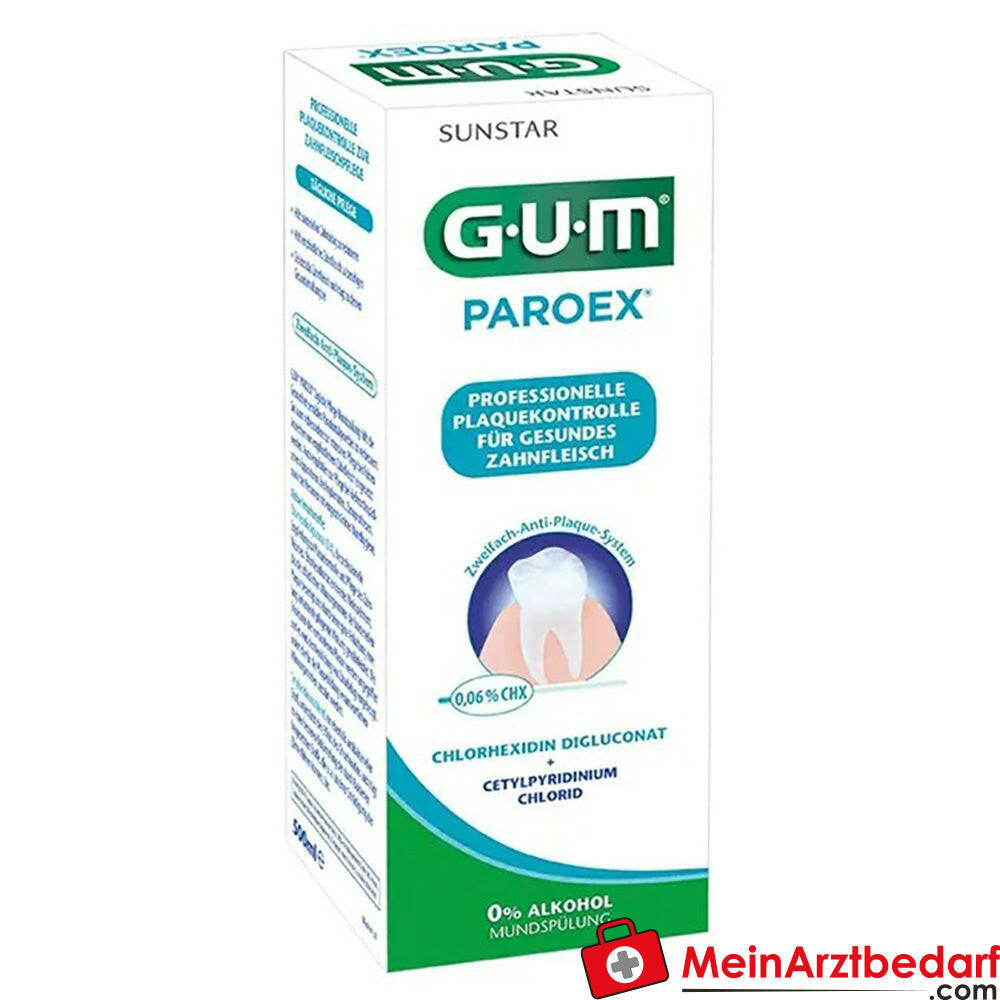 GUM® Paroex Mundspülung 0,06 %, 500ml.