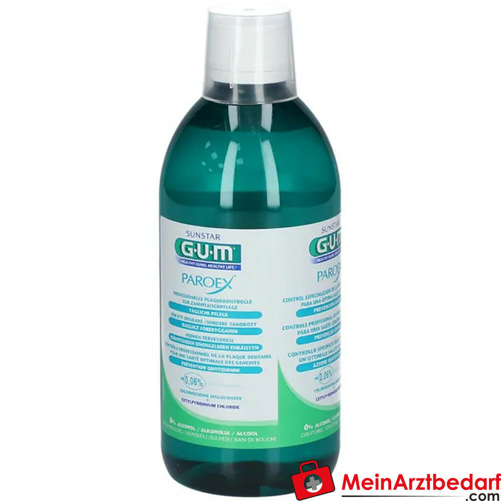 GUM® Paroex Mundspülung 0,06 %, 500ml.