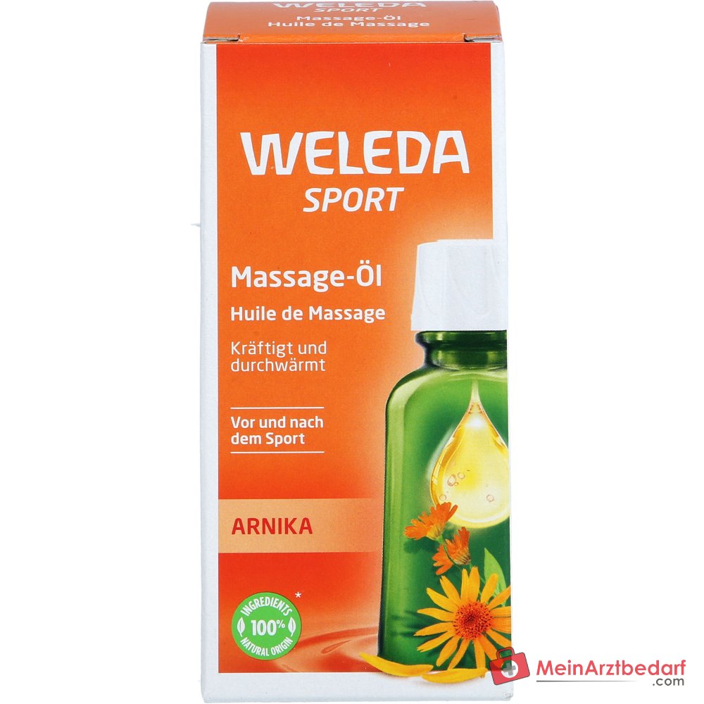 Aceite de Masaje Deportivo de Árnica Weleda, 50 ml