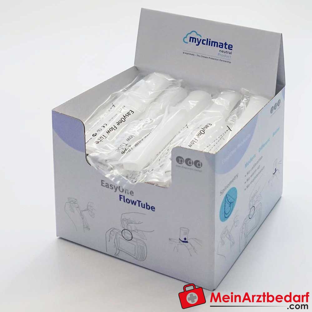 ndd FlowTube Einmal-Mundstück für EasyOne AIR Spirometer.