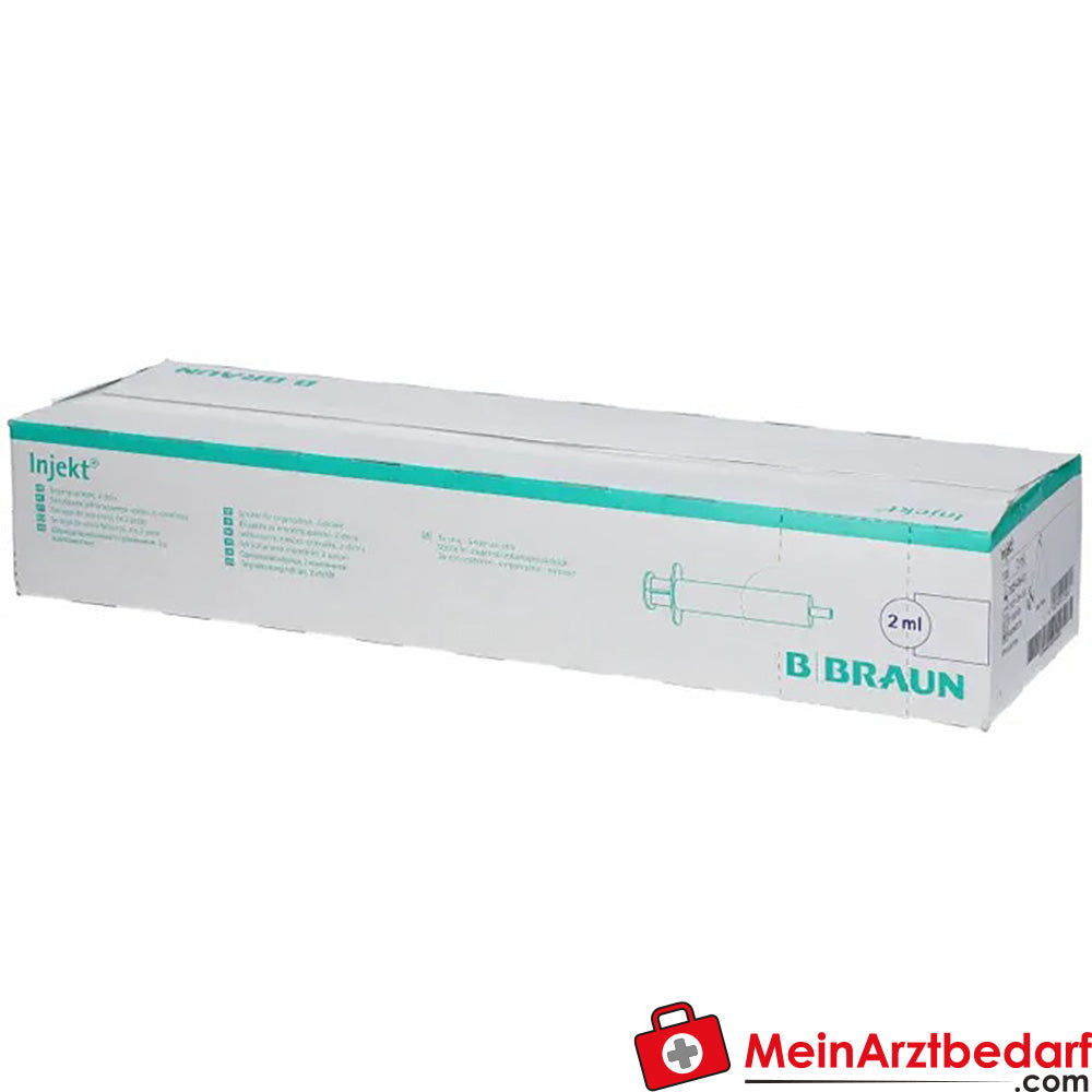 Braun Injekt® Solo 2-teilige Einmalspritzen mit zentrischem Konus Luer-Ansatz, 200ml.