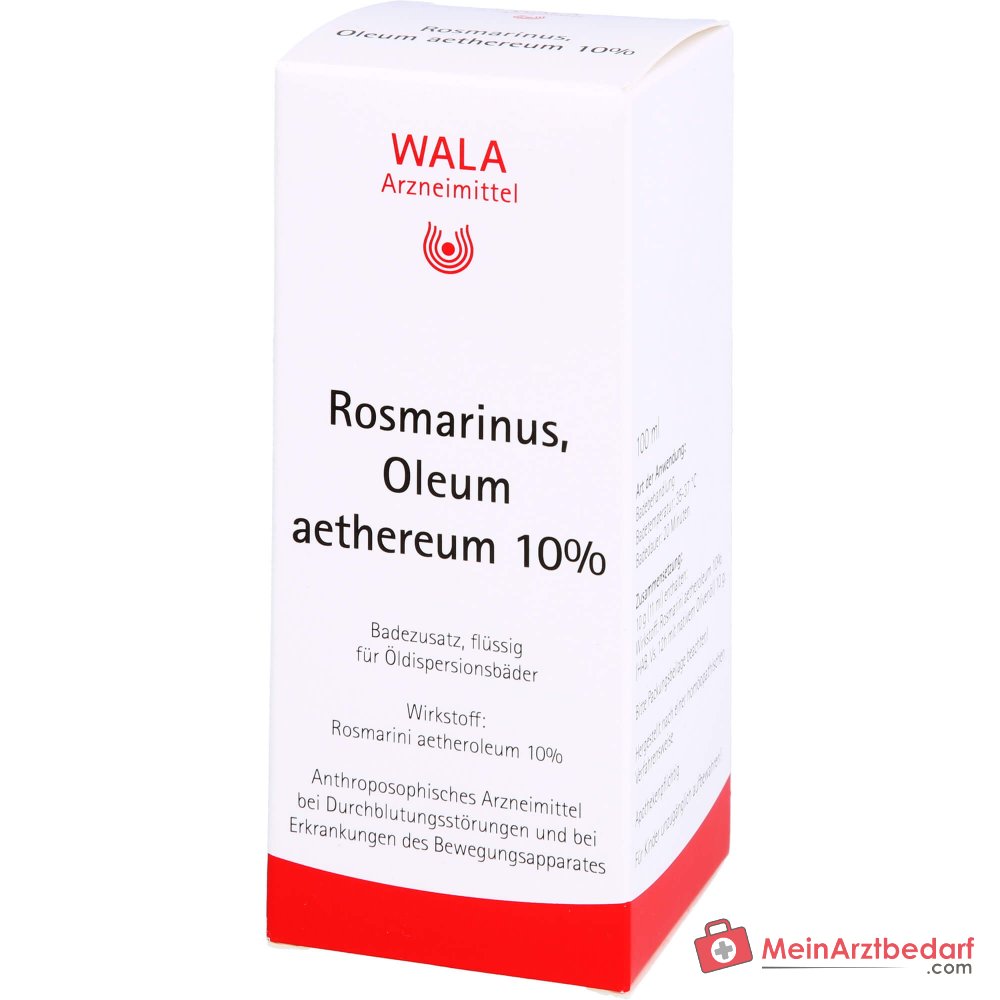 WALA Rosmarinus Oleum aethereum 10% rozemarijnolie badadditief, 100 ml