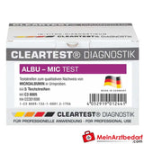 Cleartest Albu-Mic Nierenfunktions-Teststreifen.