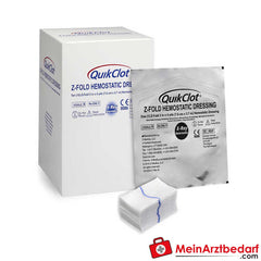 QuikClot Z-Fold hämostatische Wundauflage.