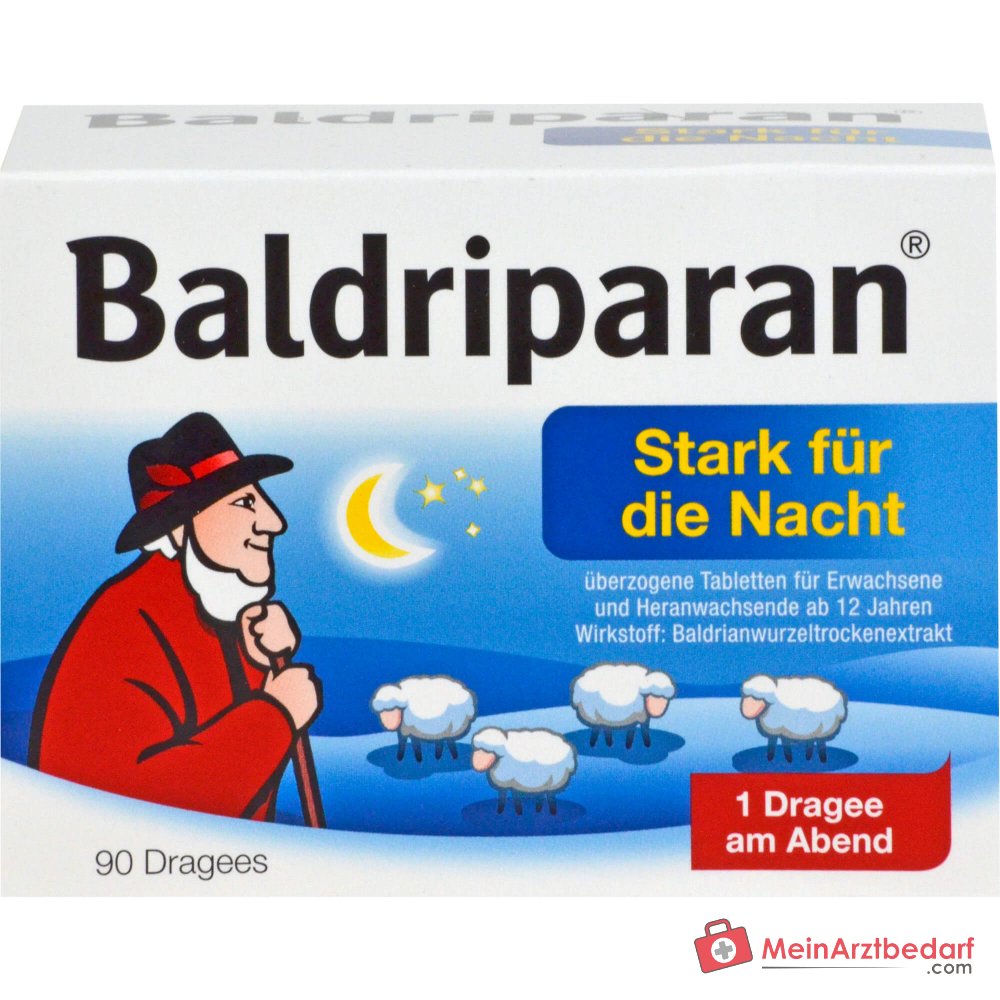 Baldriparan Forte per la notte 441,35 mg di radice di valeriana estratto secco compresse rivestite