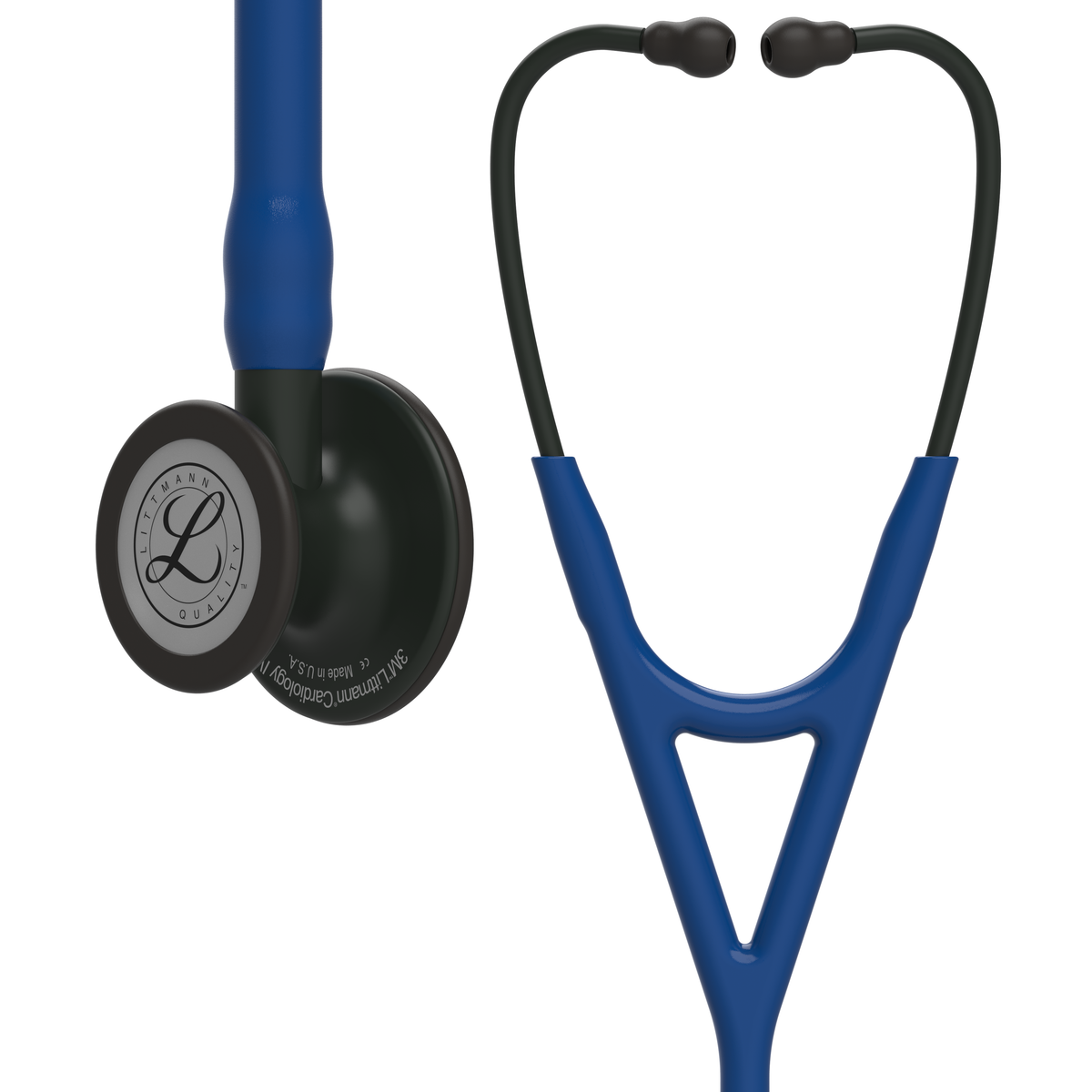 Stéthoscope Littmann Cardiology IV en acier inoxydable, double fréquence, pour adultes & enfants, Black-Edition