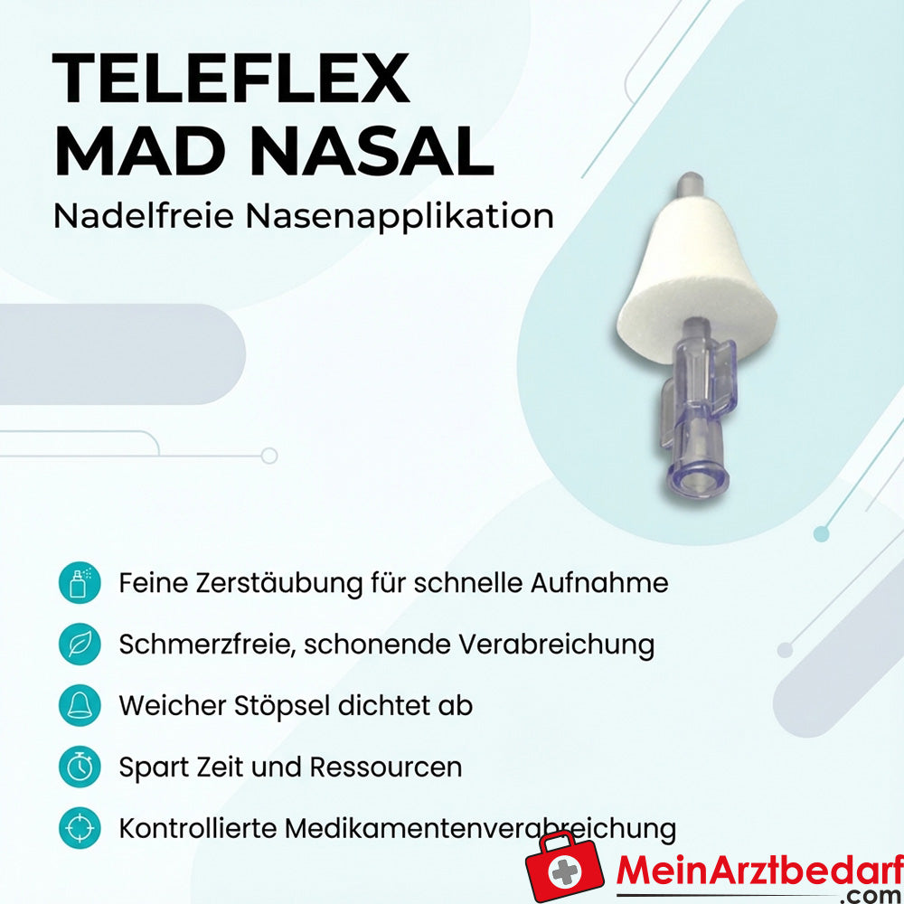 Teleflex MAD Nasalzerstäuber Applikation