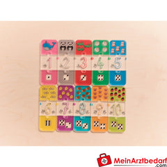 KuWiH LichtZauber Zahlen-Puzzle mit Lichtstift in Holzbox Lernspielzeug ab 3 Jahren.