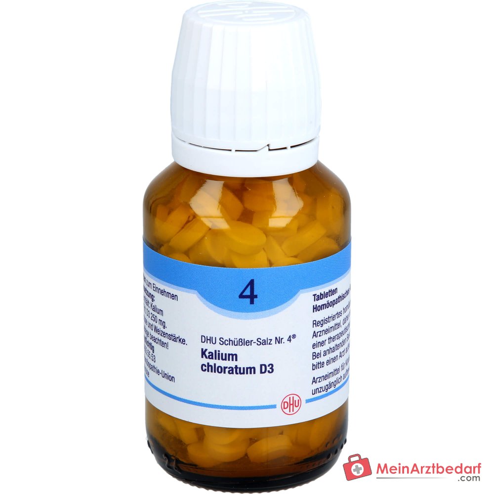 DHU Biochimie 4 Kalium Chloratum D3 Comprimés, 200 pcs.