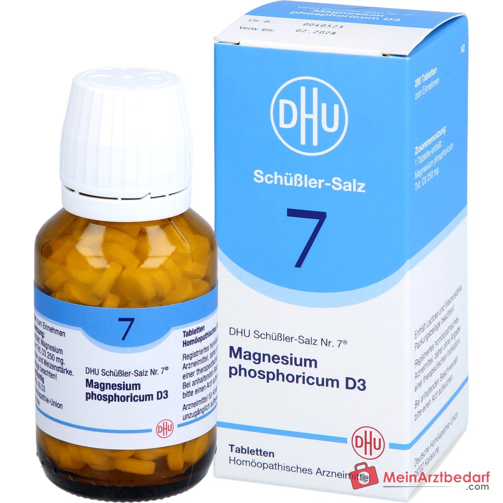 DHU Biochemie 7 Magnesium Phosphoricum D3 Tabletten, 80 st.