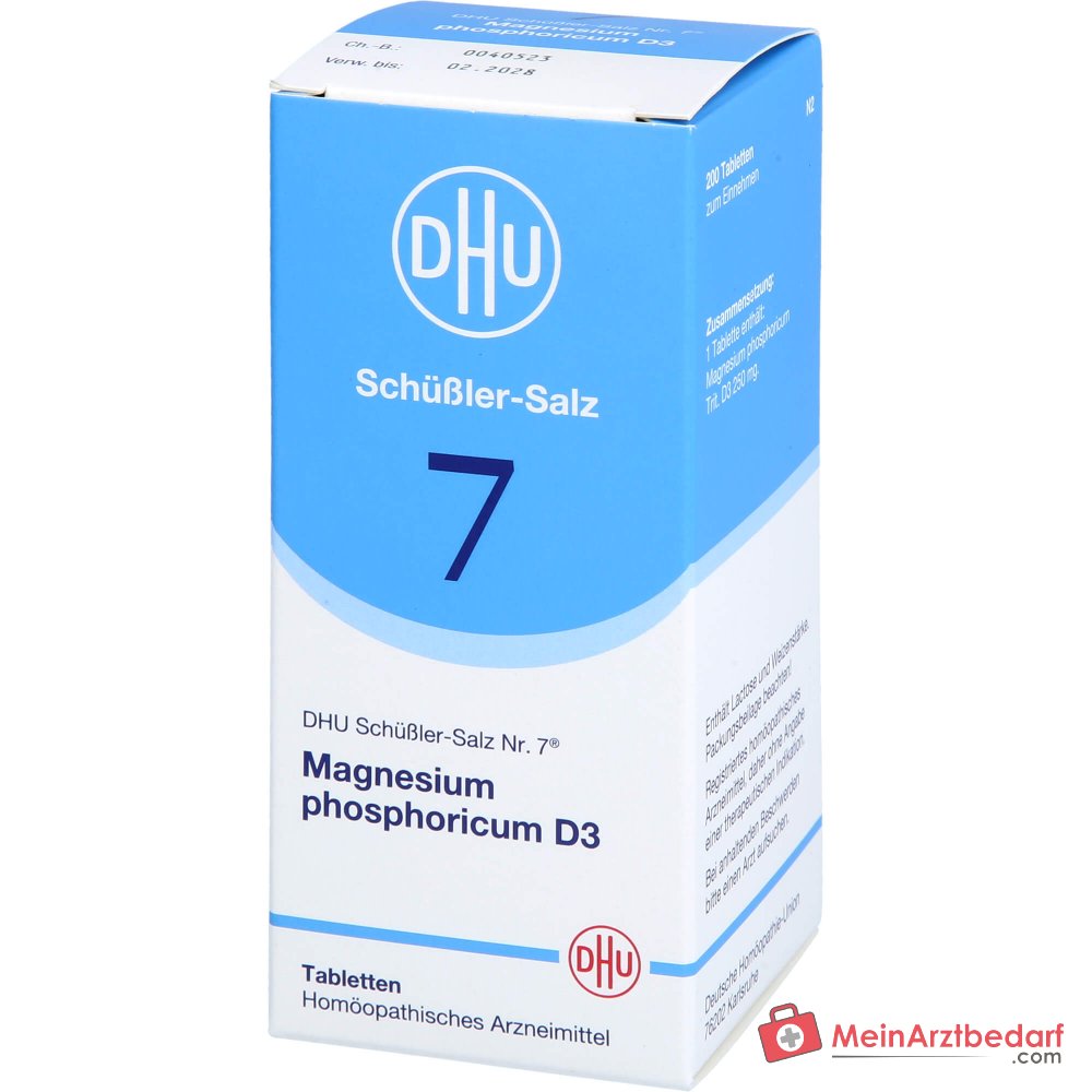 DHU Biochemie 7 Magnesium Phosphoricum D3 Tabletten, 80 st.