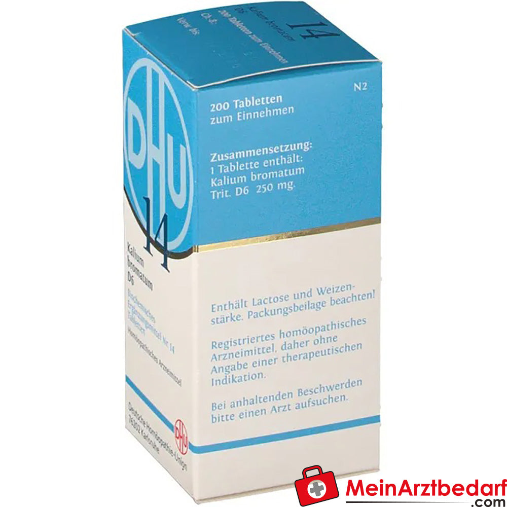 DHU Biochemie 14 Kalium bromatum D6.