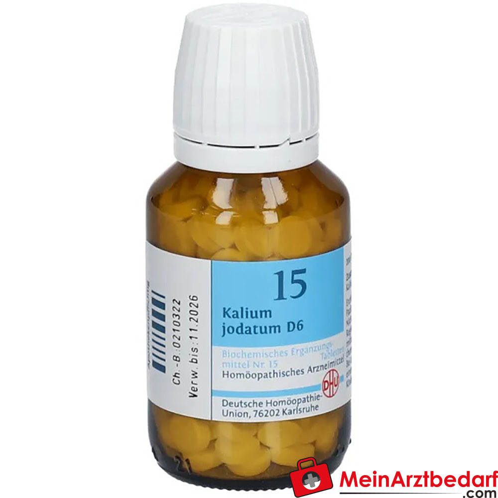 DHU Biochemie 15 Kalium jodatum D6.