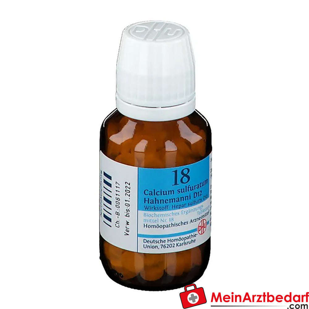 DHU Bioquímica 18 Calcium sulphuratum D12 Comprimidos