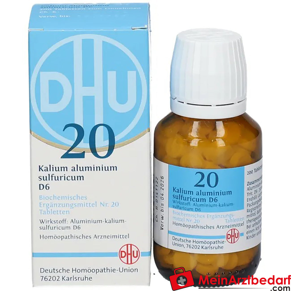 DHU Biochemie 20 Kalium aluminium sulfuricum D6.