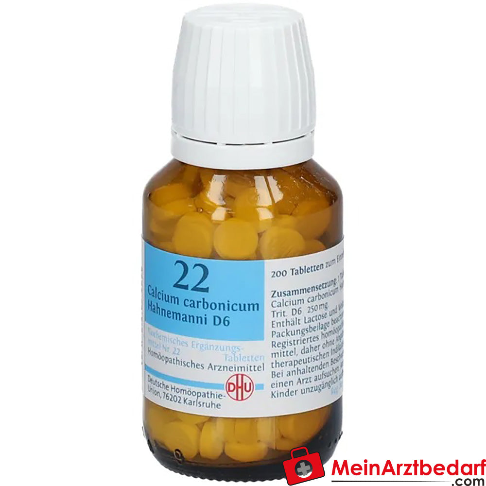 DHU Biochemie 22 Calcium carbonicum D6 250 mg Tabletten