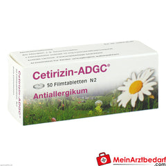 Cetirizin-ADGC Antiallergikum Filmtabletten.