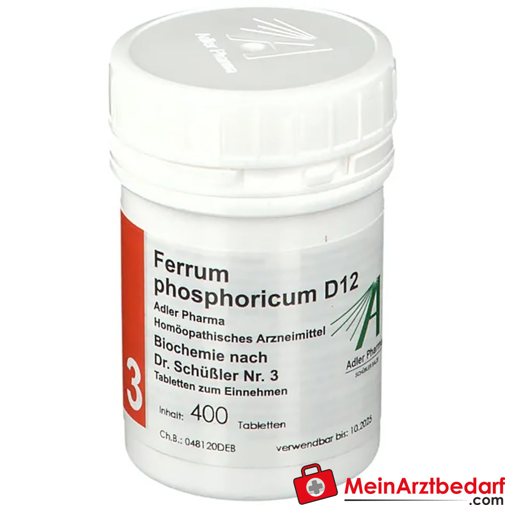 Adler Pharma Ferrum phosphoricum D12 Biochemie nach Dr. Schüßler Nr. 3.