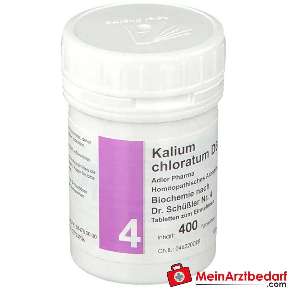 Adler Pharma Kalium chloratum D6 Biochemie nach Dr. Schüßler Nr. 4.