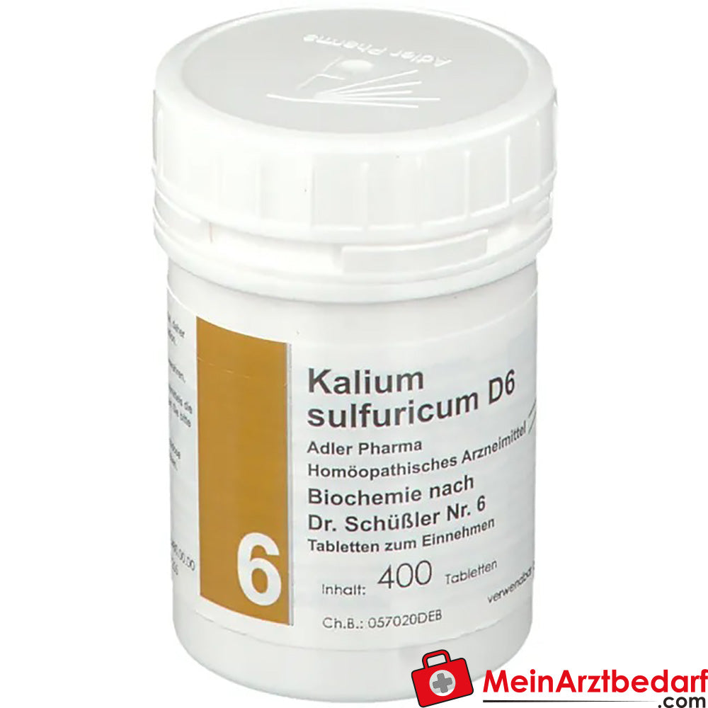 Adler Pharma Kalium sulfuricum D6 Biochemie nach Dr. Schüßler Nr. 6.