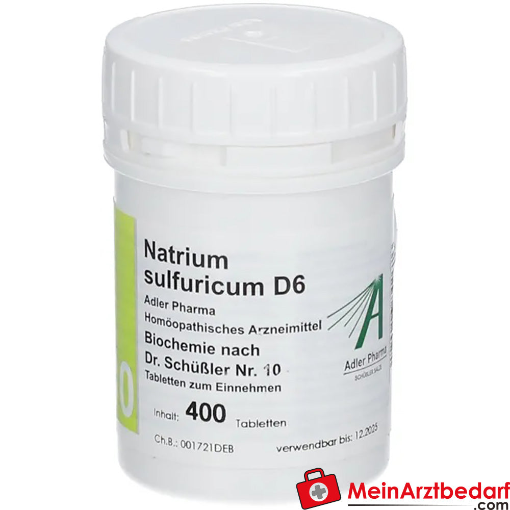 Adler Pharma Natrium sulfuricum D6 Biochemie nach Dr. Schüßler Nr. 10.