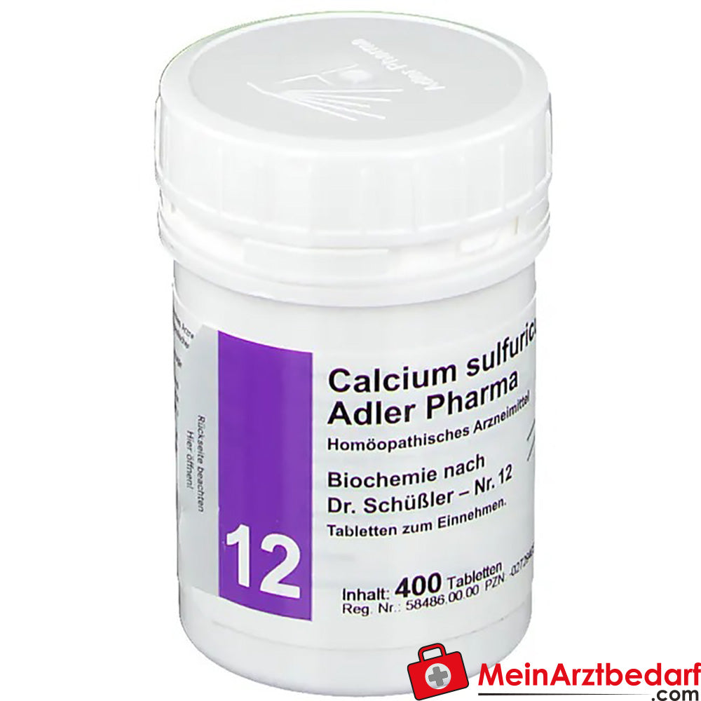 Adler Pharma Calcium sulfuricum D6 Biochemie nach Dr. Schüßler Nr. 12.