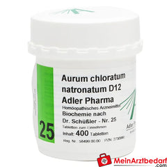 Adler Pharma Aurum chloratum D12 Biochemie nach Dr. Schüßler Nr. 25.