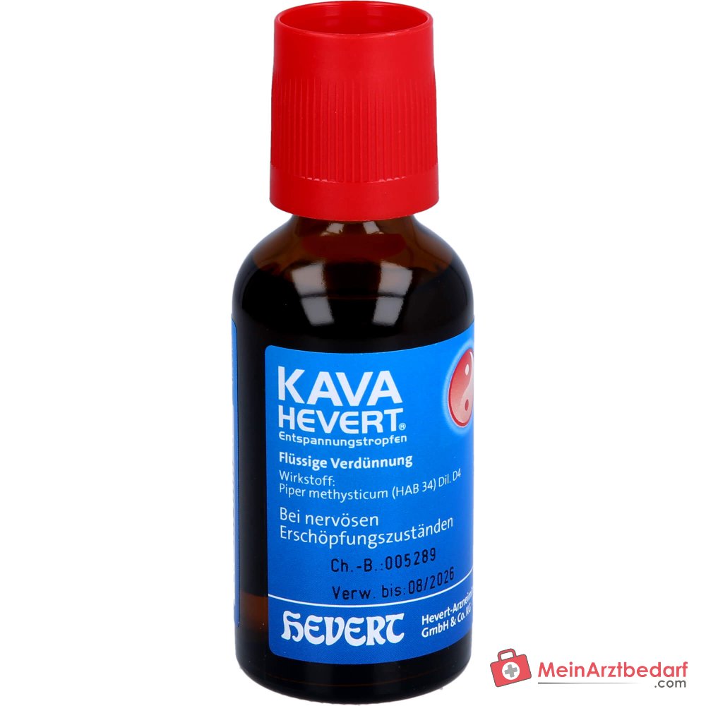 Hevert Kava gouttes relaxantes, 50 ml