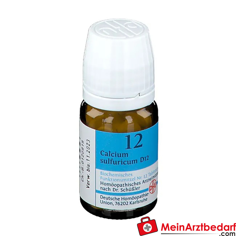 DHU Biochemie 12 Calcium sulphuricum D12 250 mg tabletten