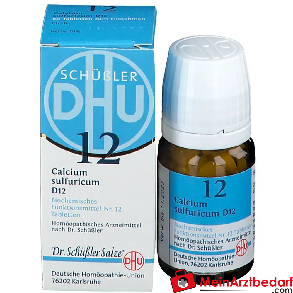 DHU Biochemie 12 Calcium sulphuricum D12 250 mg tabletten