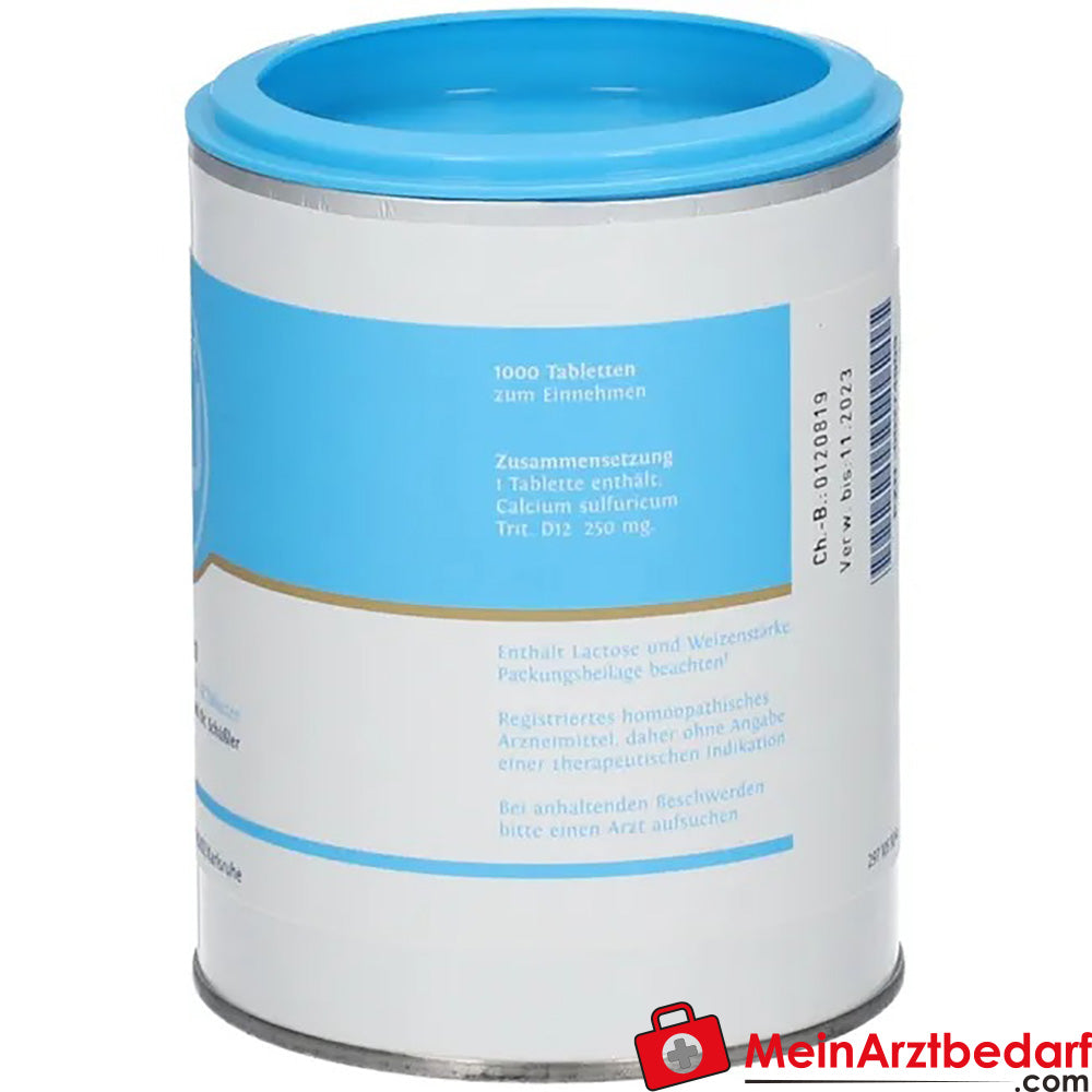 DHU Biochemie 12 Calcium sulphuricum D12 250 mg tabletten