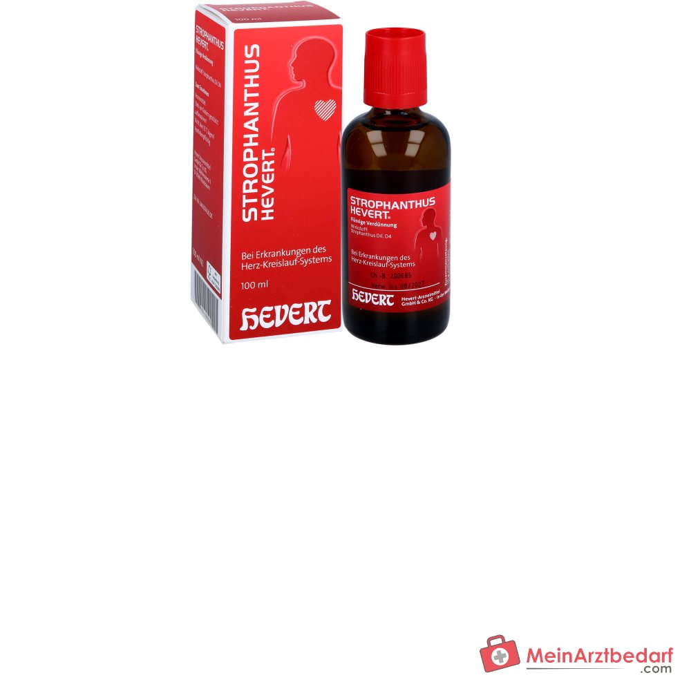 Hevert Strophanthus gratus D4 Druppels, 100 ml