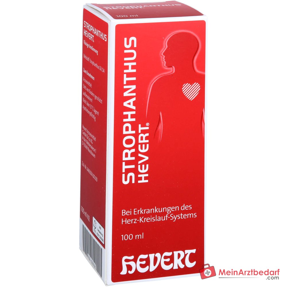 Hevert Strophanthus gratus D4 Druppels, 100 ml