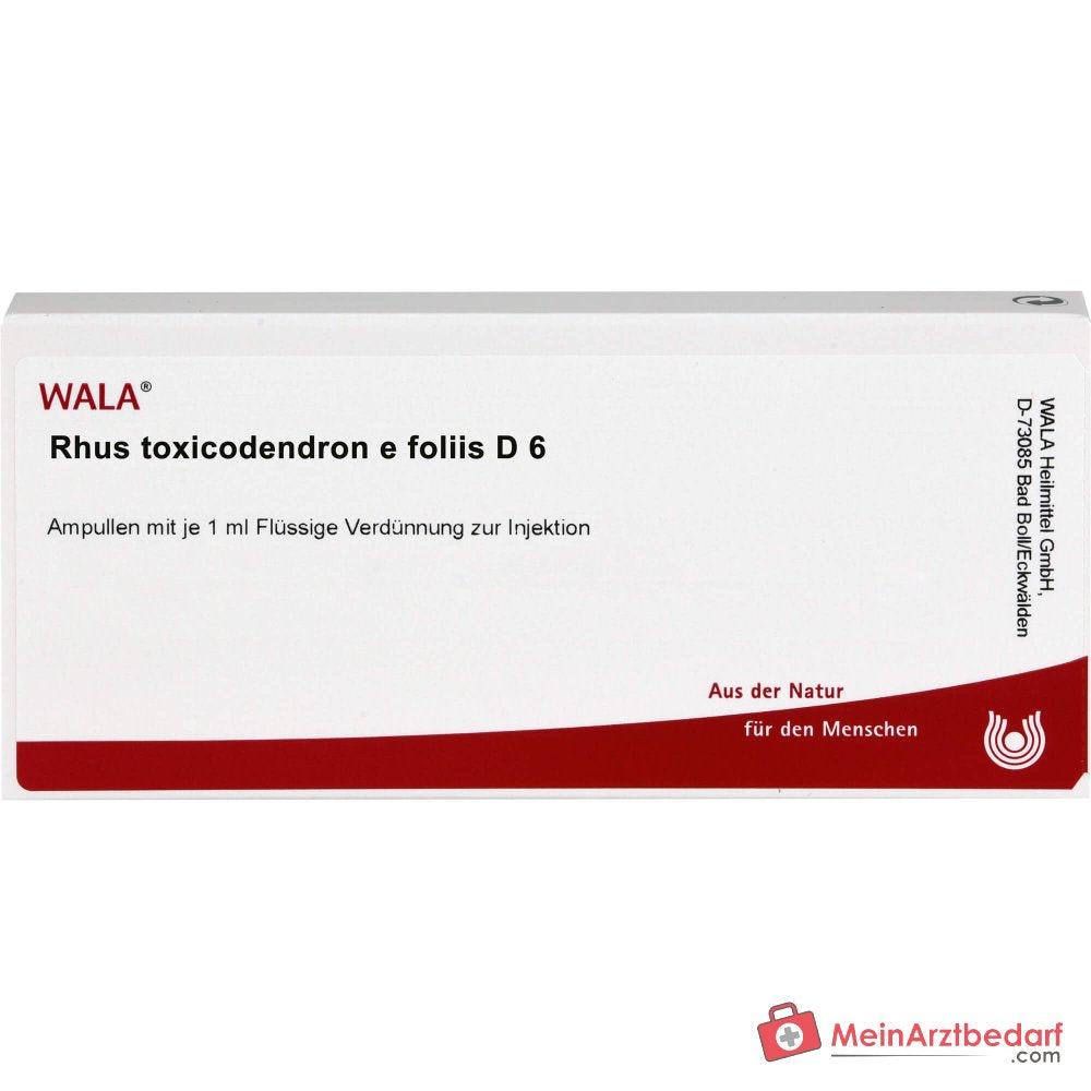 WALA Rhus toxicodendron e foliis D6 fiale, 10 pezzi