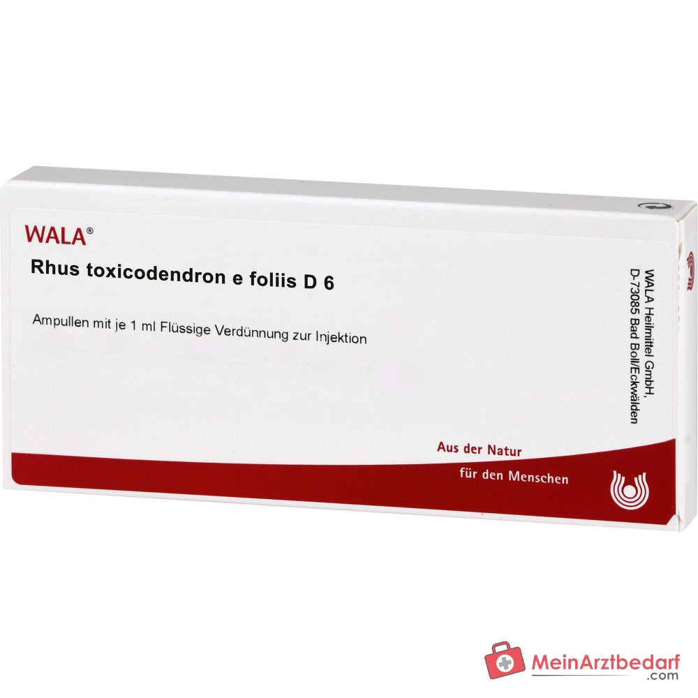 WALA Rhus toxicodendron e foliis D6 fiale, 10 pezzi