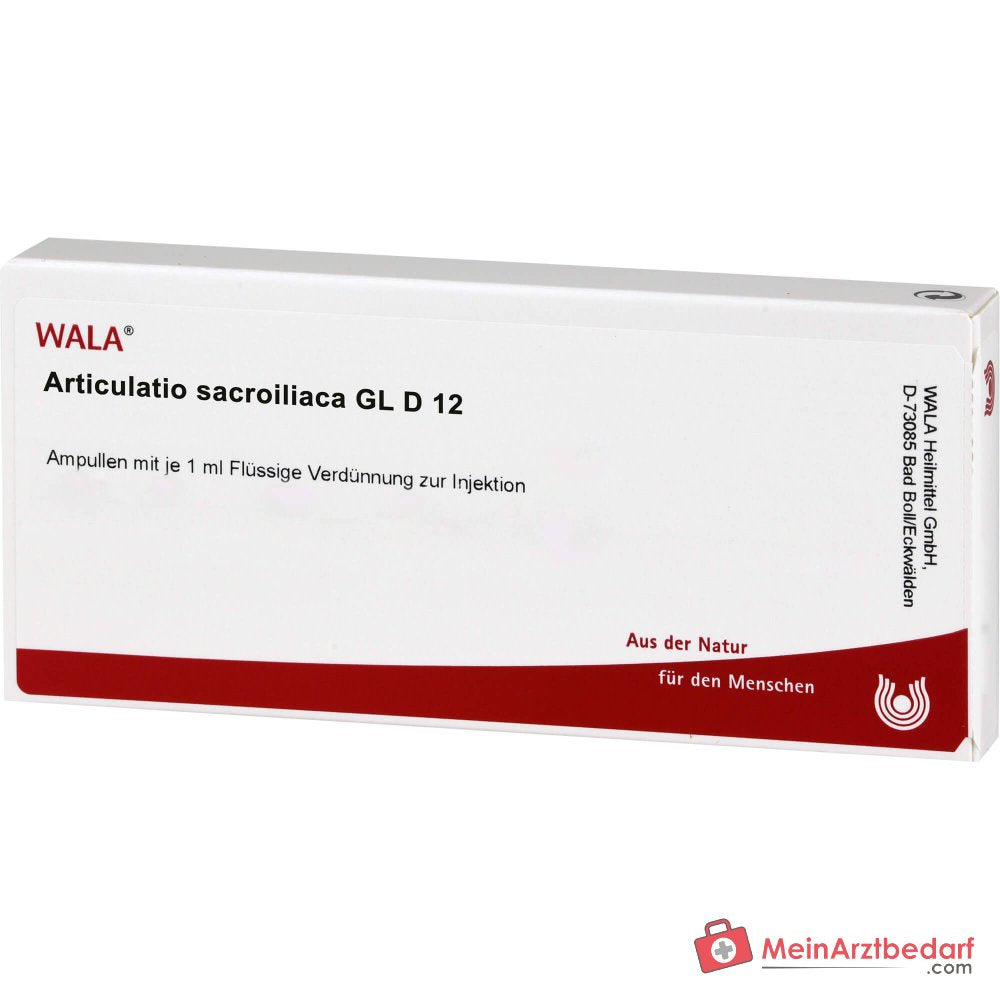WALA Articulatio sacroiliaca Gl Articulatio sacroiliaca bovine Gl Ampoules D12, 10 pièces